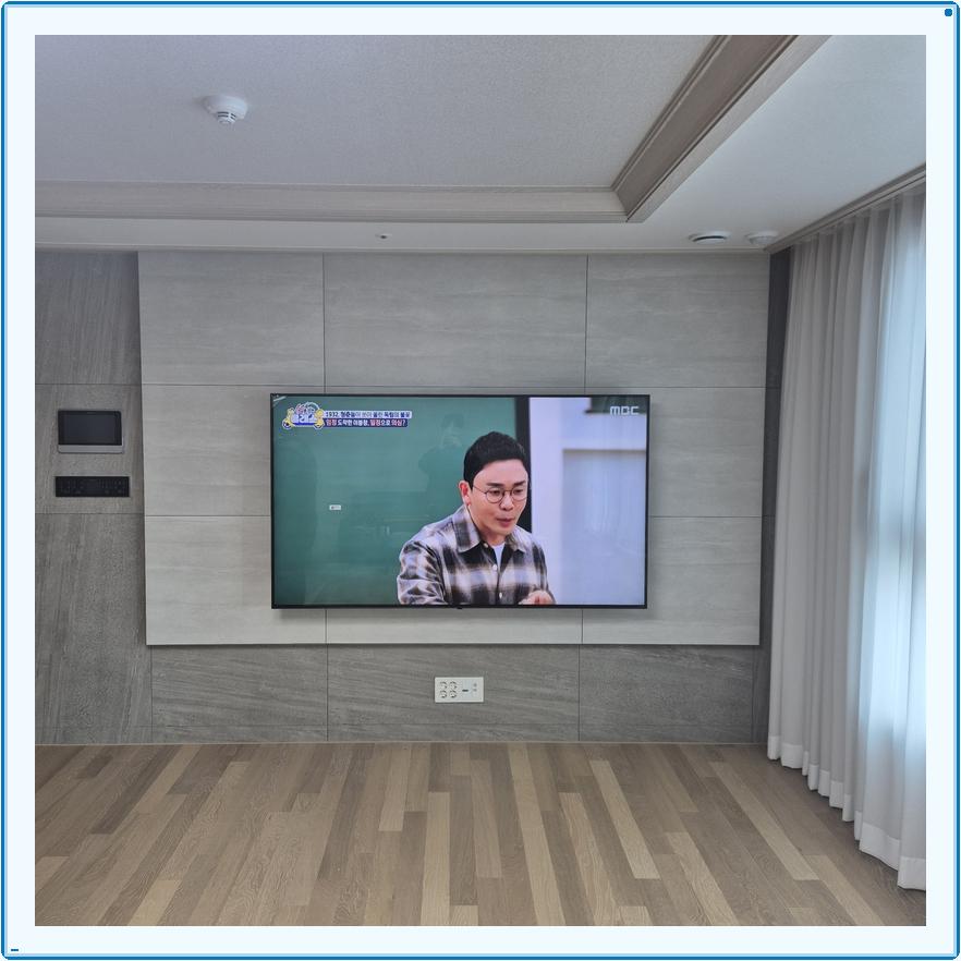 벽걸이TV 설치 작업 사진 참고 3 주제