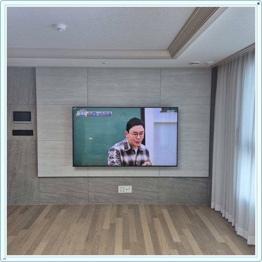 벽걸이TV 설치 사진 28번째 안내 주제의 참고 배치 2