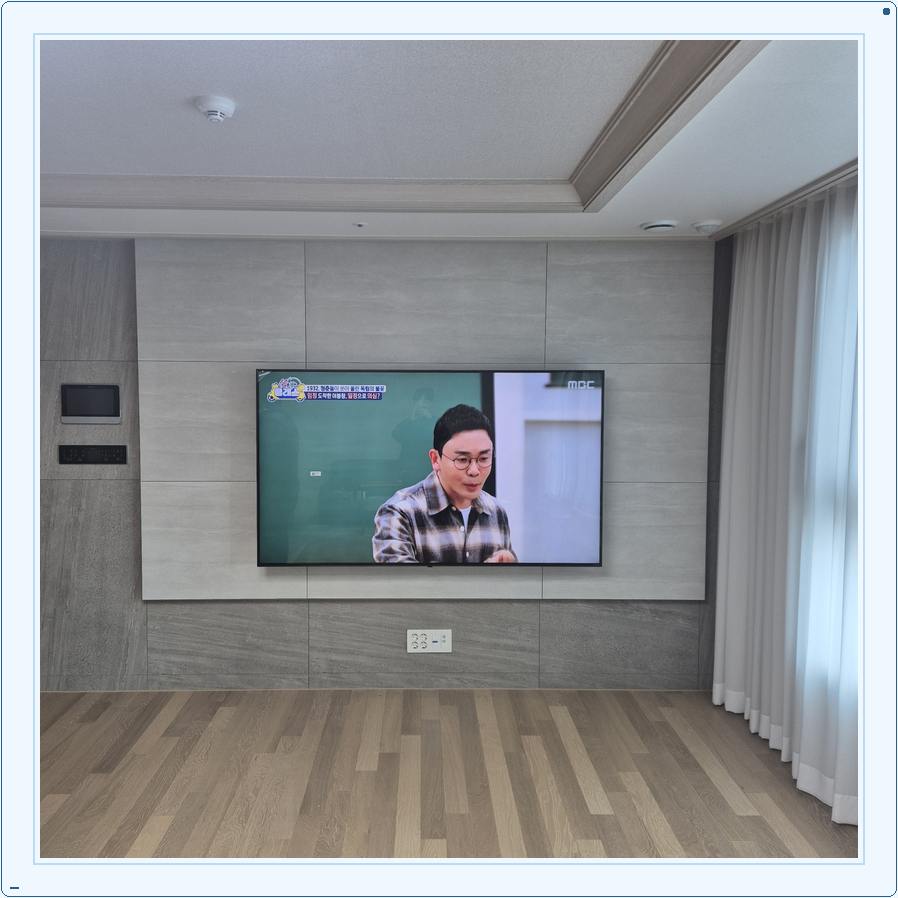 벽걸이TV 설치 사진 40번째 안내 주제의 참고 배치 2