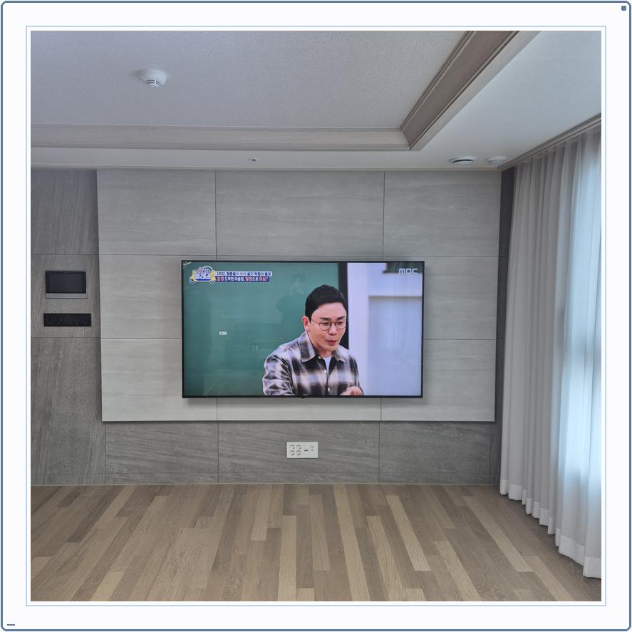 벽걸이TV 설치 사진 48번째 안내 주제의 참고 배치 3